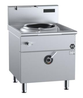B+S IN-W1-12 Black Series Single Hole Induction Wok 12 kilowatt