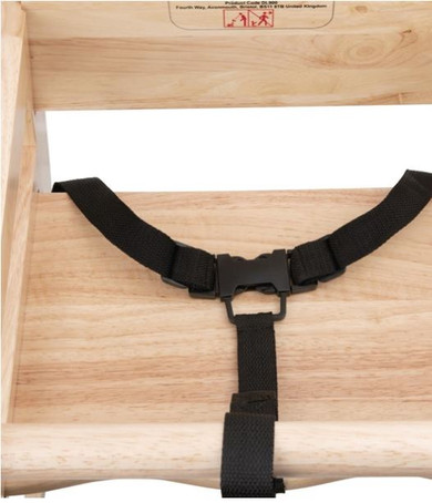 Bolero Wooden High Chair Natural Finish