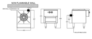 Goldstein SP1855FFD Gas Stock Pot Boiling Table