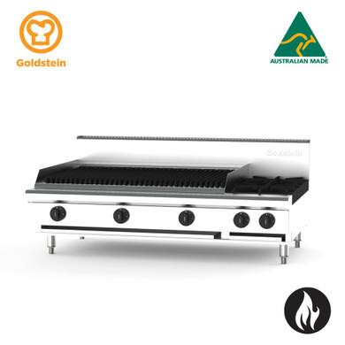 Goldstein Cooktop 2 open burners & 914mm chargrill