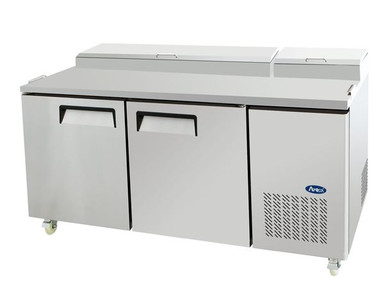 Atosa MPF8202 - 2 Door Pizza Prep Table Fridge 1702 mm
