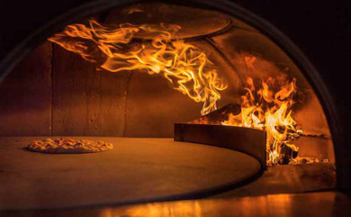 Pavesi JOY 130 TW Rotating wood fired pizza oven