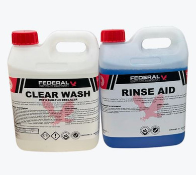 Dishwasher Pack (Clear Wash 2L + Rinse Aid 2L) - DH-PACK