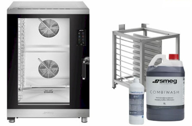 Smeg SPO10L2SDL Combi Steamer With Steam Art Technology