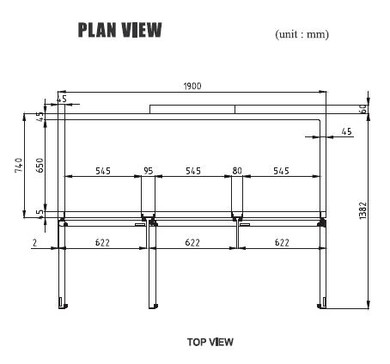 Turbo Air KR65-3-N 3 Door Top Mount Upright Fridge 1876 L