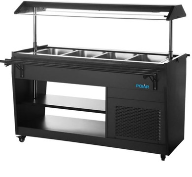 Polar PG007-A G-Series Refrigerated Buffet Bar Black