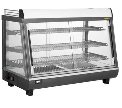 Apuro HW928-A Front and Rear Door Heated Merchandiser 136Ltr
