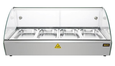 Apuro CW147-A Countertop Heated Food Display 773mm