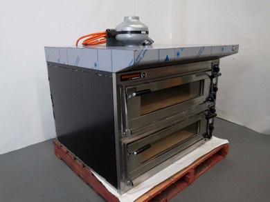 As New Prismafood TP-2 Double Deck Pizza Oven