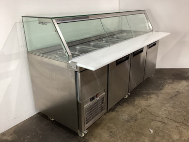 Thermaster PG210FA-YG 3 Door Salad Fridge