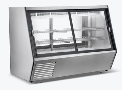 Bonvue Dual-Access Refrigerated Deli, Meat and Seafood Display Case - AMS-21DD
