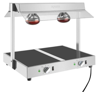 Apuro HT760-A Food Warmer with Gantry 2x GN 1/1