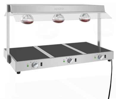 Apuro HT761-A Food Warmer with Gantry 3x GN 1/1