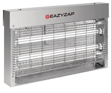 Eazyzap FP984-A Brushed Stainless Steel Pest Killer - 19watt