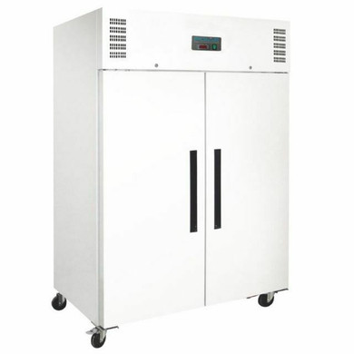 Polar DL897-A G-Series 2 Door Upright Freezer White 1200Ltr