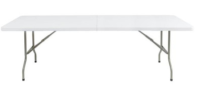 Bolero CF375 Centre Folding Table 8ft White