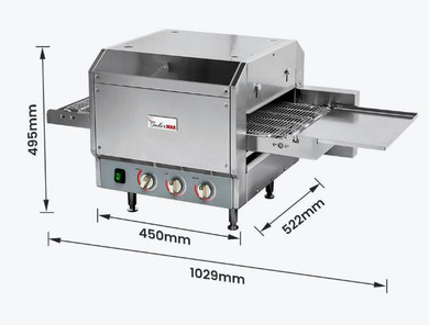 Bakermax Electric Conveyor Pizza Ovens - HX-14EP