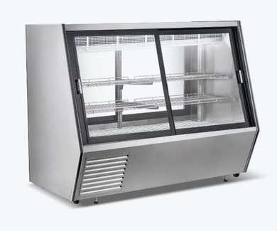 Bonvue Dual-Access Refrigerated Deli, Meat and Seafood Display Case - AMS-18DD