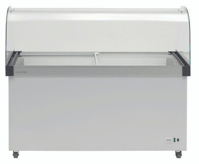 Liebherr EFI2853 Gelato Pack 282 L Curved Glass Chest Freezer