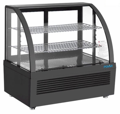 Polar C-Series CU636-A Countertop Display Fridge 100Ltr Black