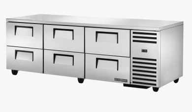 True Refrigeration TUC-93D-6-HC Deep Undercounter Refrigerator, 6 Drawers
