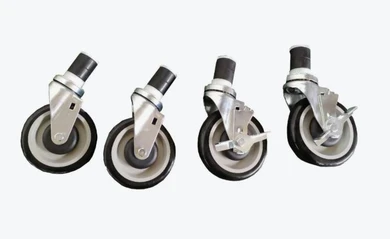 Modular System Castor Set for Economic Stainless Steel Benches - CASTOR-D61