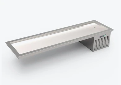 Thermaster 6×GN 1/1 Capacity Static Cold Bain Marie Trays - GN6-FA