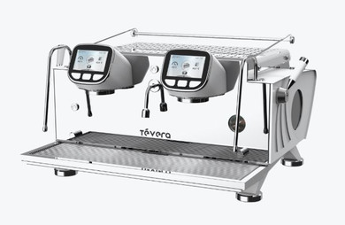 TéVera White T3 Multi-Boiler Commercial Tea Brewing Machine (2 Group) - TVT3-2W