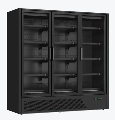 Thermaster 3 Aluminium-Framed Glass Door Multideck Display Freezer - DC-187BT