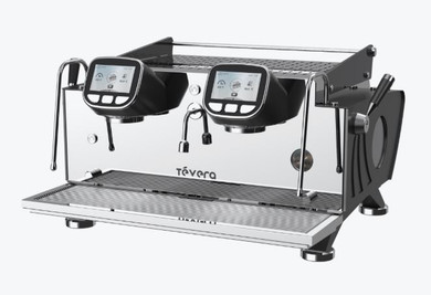 TéVera Black T3 Multi-Boiler Commercial Espresso Machine (2 Group) - TVET3-2B