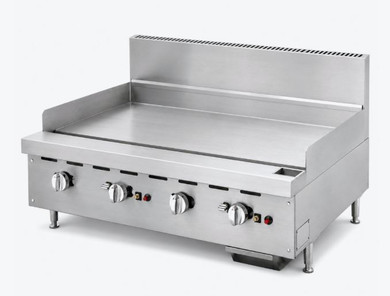 BRENNER Forge 800 Series Bench Top Gas Griddle NG with 4 burners - BREG8G-1200N
