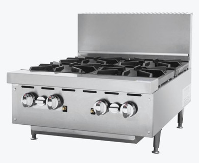 BRENNER Forge 800 Series Gas Bench Top Cooking Range LPG with 4 burners - BREG8R-600L