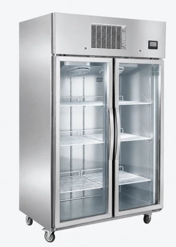 Thermaster SFWCG1000 Full-Width Double Glass Door Upright Display Fridge (1000L)