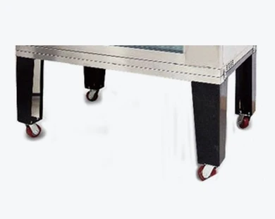 BakerMax Stainless Steel Pizza Oven Legs with Castors for Single Deck Ovens (DECK 1-DECK LEGS)