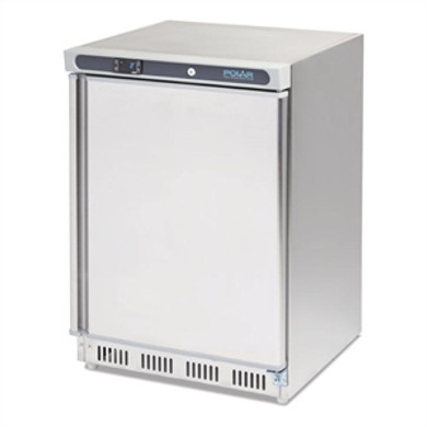 Polar CD081-A C-Series Under Bench Freezer Stainless Steel 140Ltr