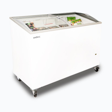 Bromic Display Chest Freezer - 352L - Curved Glass Top