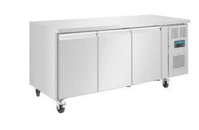 Polar G600-A U-Series 3 Door Counter Freezer 417Ltr