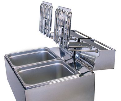 ROBAND F Series Double Pan Counter Top Fryer
