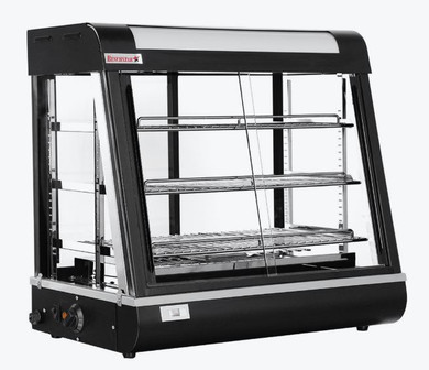 Benchstar PW-RT/660/TGE Commercial Glass Pie Warmer & Hot Food Display (660mm Wide)