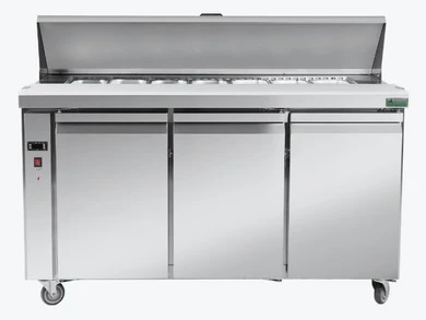 Thermaster SLB150 1500mm Sandwich Prep Bar Chiller | 340L 3-Door
