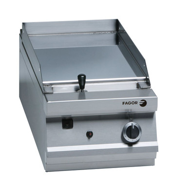 Fagor Kore 900 Series FTG-C9-05L Commercial Benchtop Chrome Gas Griddle / Fry-Top (425mm Wide)