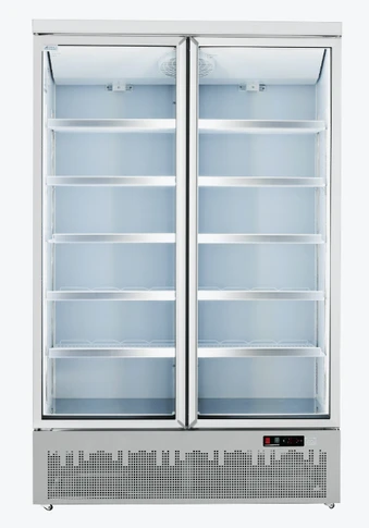 Thermaster LG-1000GBM Full Size Double Glass Door Commercial Supermarket Display Fridge (1081L)