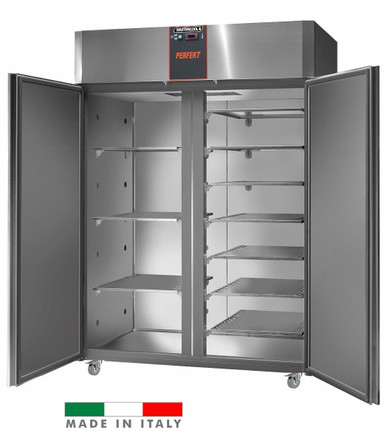AF14PKPLUSMBT Mastercool 1400 Litre Italian Made Upright Stainless Steel Freezer