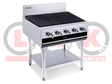 LKK LKKCG9 5 Burner 900mm Chargrill with Legs 