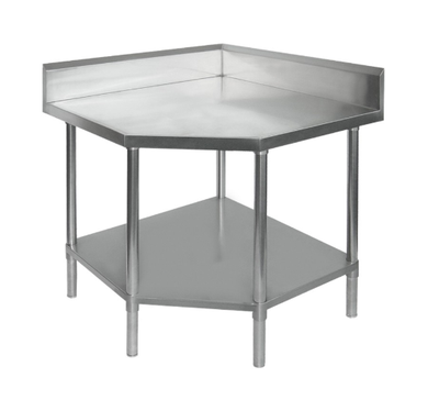 0900-6-WBCB/H - Corner Workbench with 100mm Splashback, 900x900x900mm