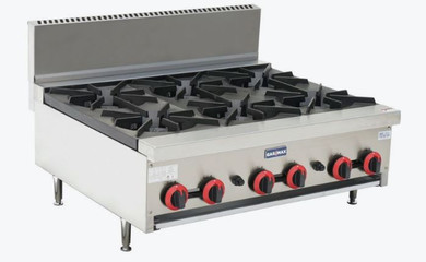 Gasmax Gas 6 Burner Cook Top RB-6E