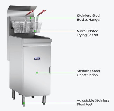 GasMax Superfast LPG Gas Tube Fryer - RC400ELPG