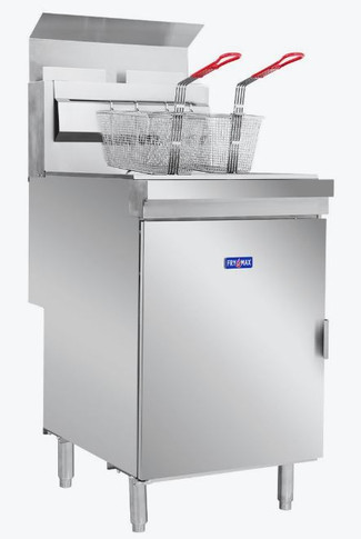 GasMax Superfast Natural Gas Tube Twin Vat Fryer - RC400TE