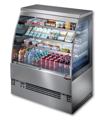 EVO120VSELF Mastercool Black Finish Self Serve Open Display 1205 mm 