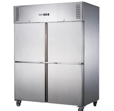 FED-X XURF1410S2V 4 Split Door Upright Commercial Freezer 1410L | 10A
